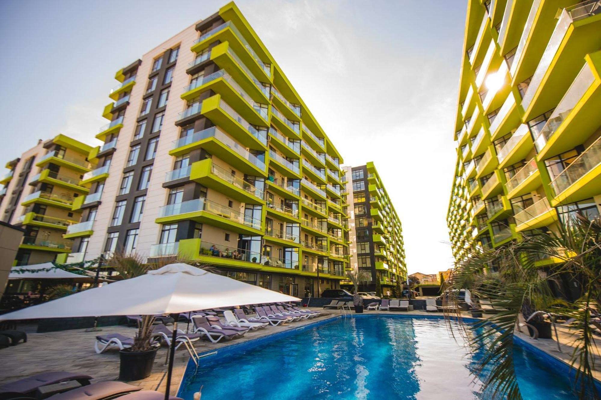 Eka Studio - Pool & Spa Beach Resort Navodari Bagian luar foto